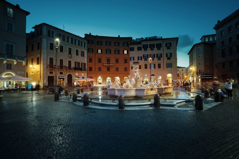 Piazza Navona. Rome stock photo. Image of capital, piazza - 82775778