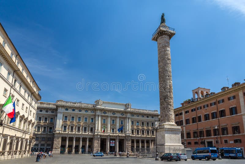 Piazza Quadrata Venezia A Roma Italia Fotografia Stock Editoriale Immagine Di Roma Venezia 112491058