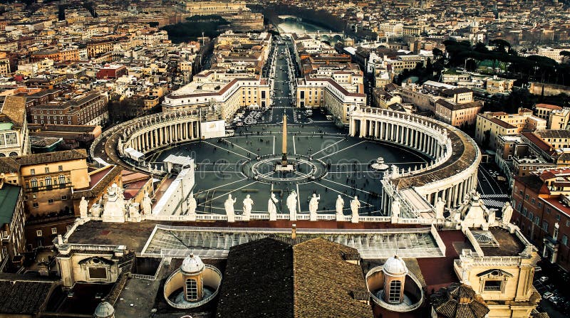 Piazza San Pietro fotografia stock libera da diritti Piazza San Pietro fotografia stock libera da diritti