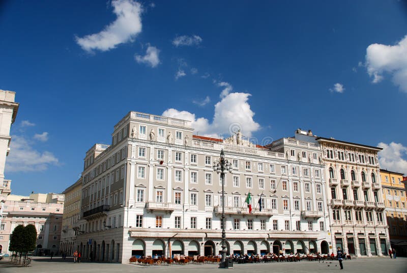 Piazza Unita, Trieste, Italy royalty free stock image
