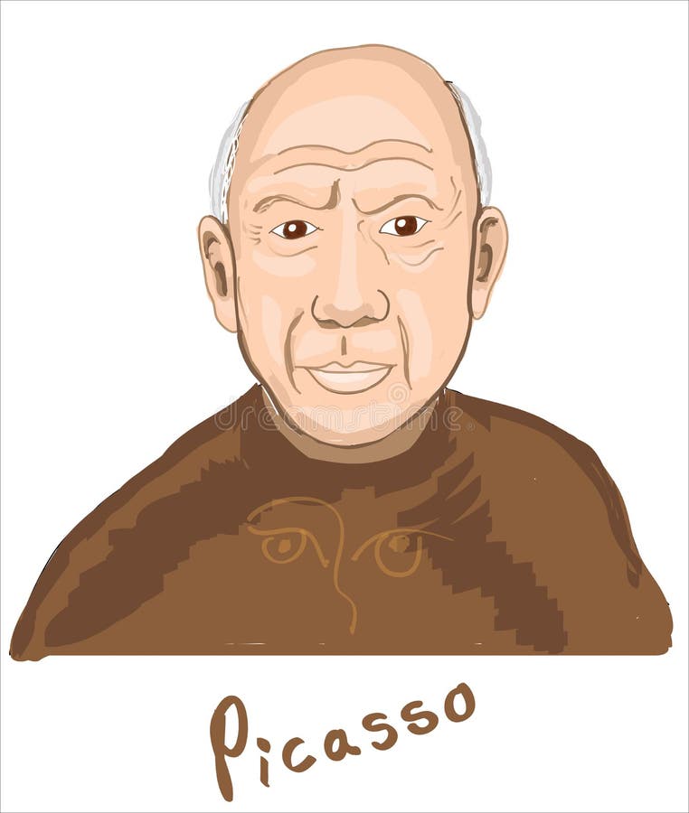 Picasso Cartoon Stock Illustrations – 229 Picasso Cartoon Stock  Illustrations, Vectors & Clipart - Dreamstime