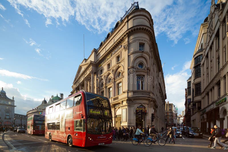 Piccadilly Circus, London, UK stock images