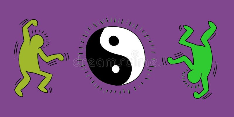 piccolo dancing stilizzato dell'uomo e celebrare, insegna royalty illustrazione gratis piccolo dancing stilizzato dell'uomo e celebrare, insegna royalty illustrazione gratis