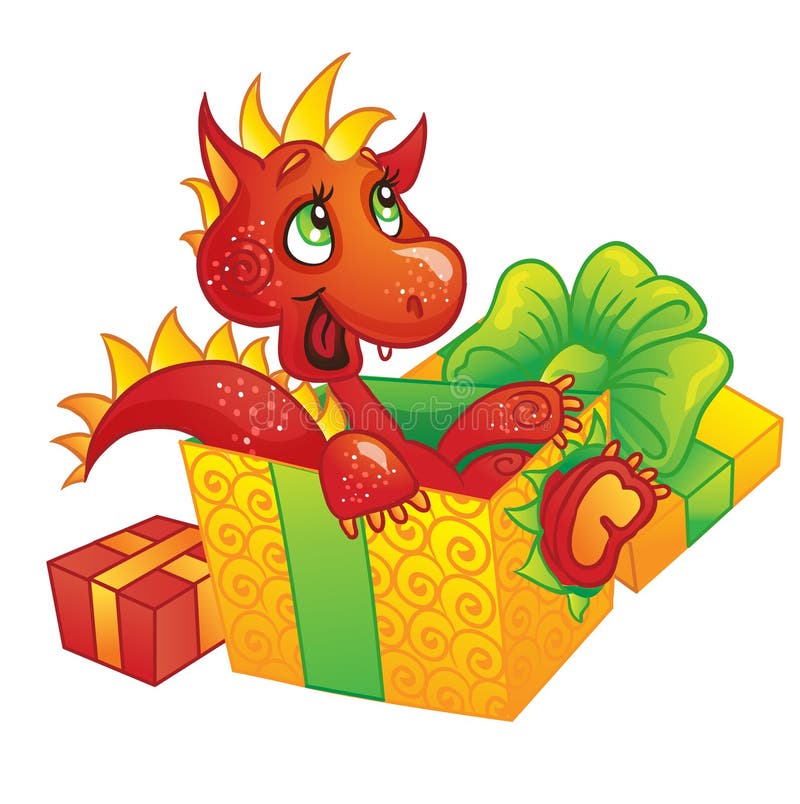 Счастье в подарок дракону 2 часть читать. Коробка с драконом. Дракон с подарком. Подарочная коробка с драконом. Дракон на ящиках.