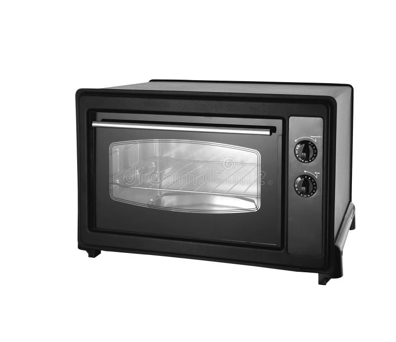 Piccolo forno elettrico fotografia stock. Immagine di temporizzatore