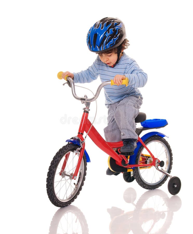 Piccolo motociclista. immagini stock libere da diritti