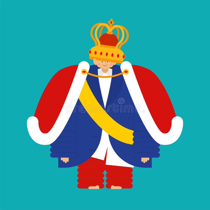Piccolo principe isolato Ragazzo in corona Figlio reale Illustra di vettore illustrazione di stock Piccolo principe isolato Ragazzo in corona Figlio reale Illustra di vettore illustrazione di stock
