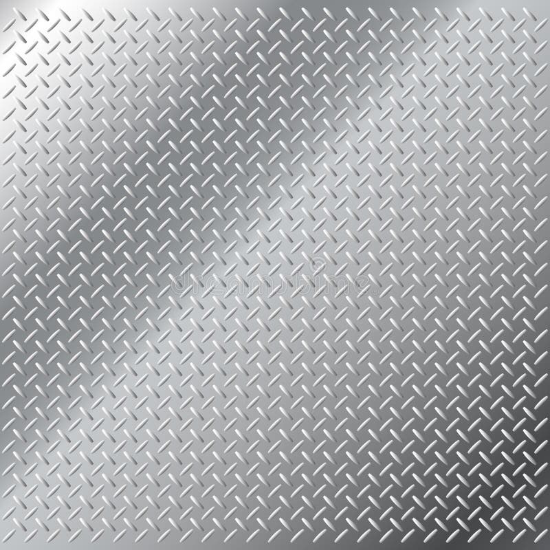 Piccolo reticolo dell'impronta del diamante dell'acciaio inossidabile illustrazione di stock