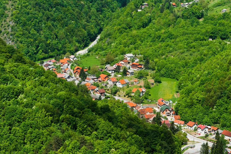Piccolo villaggio croato.