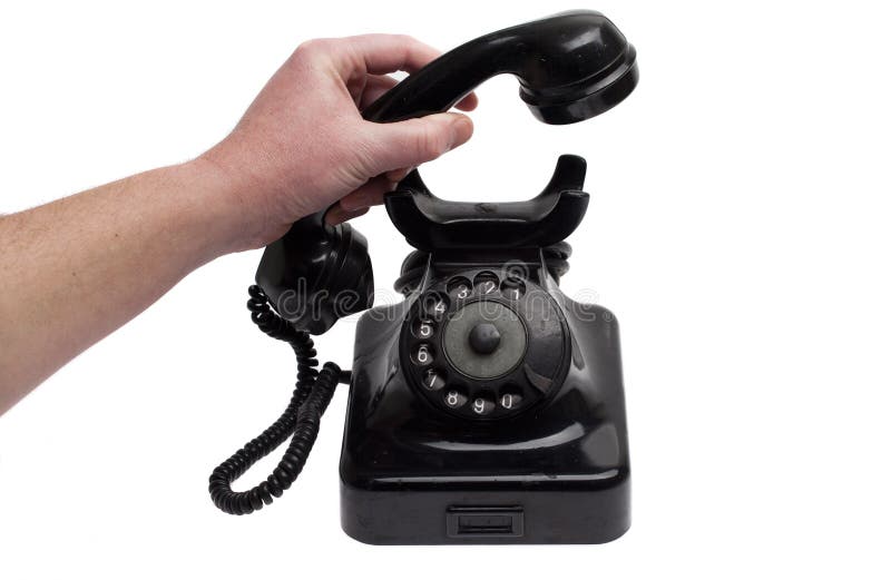 Pick up old Phone stock photo. Image of object, number - 35549498