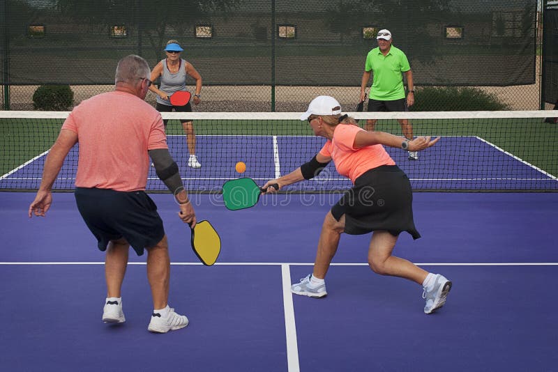 Pickleball Action - Mixed Doubles 1