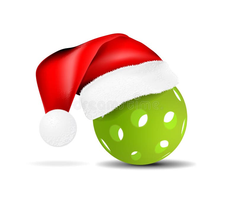 Santa Hat Pickleball Stock Illustrations 1 Santa Hat Pickleball Stock Illustrations Vectors 