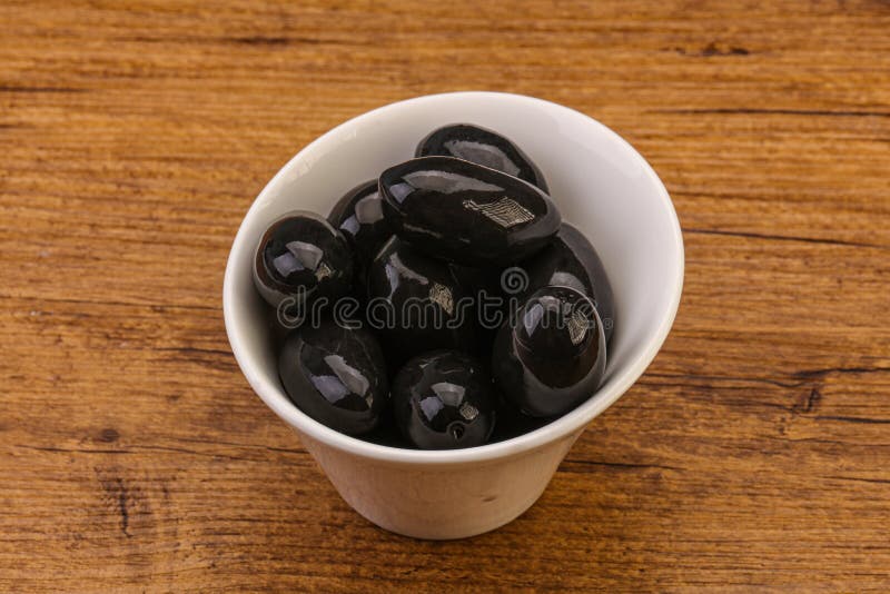 Pickled Black Olives in the Bowl Stock Photo Image of starter, fruit