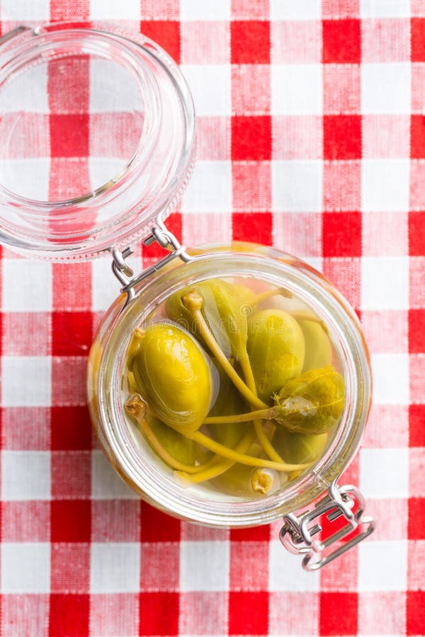 Pickled caper berries. stock photo. Image of cuisine 99907792