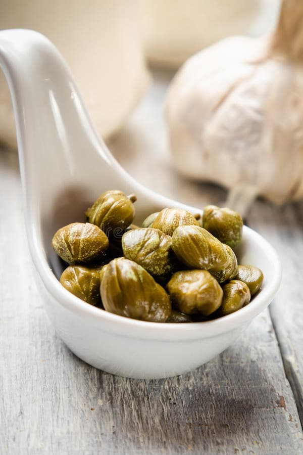 Pickled Green Capers Closeup Stock Photo Image of capers, italian 206344830