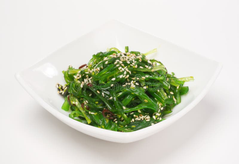 Pickled Seaweed with Nut Sauce