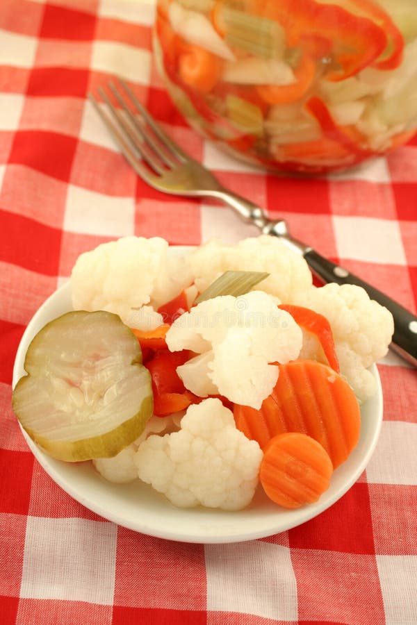 Decorative Glass Jar with Vegetables and Fruits Stock Photo Image of