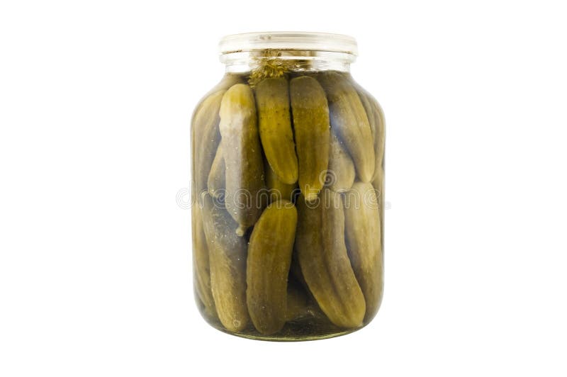 Pickles in a jar