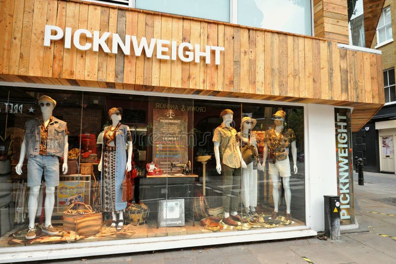 Picknweight Vintage Clothing Shop is Closed Due To Corona Virus Covid in Covent Garden in London