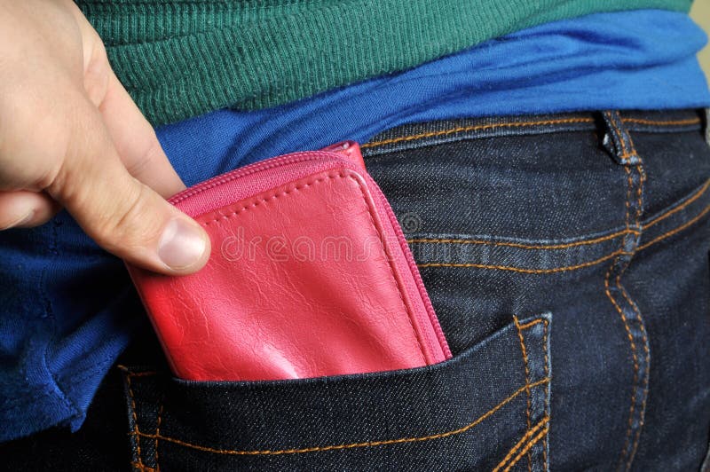 Pickpocket stock photo. Image of jeans, pick, robbery 14339778