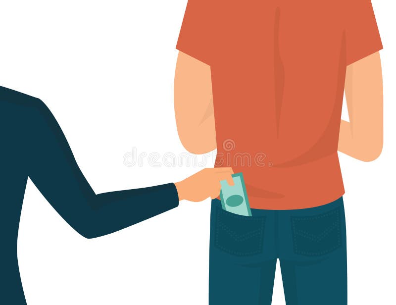 Pickpocket Stock Illustrations – 995 Pickpocket Stock Illustrations,  Vectors & Clipart - Dreamstime