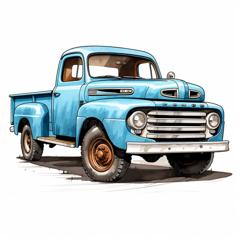 Pickup a vibrazione illustrazione di stock