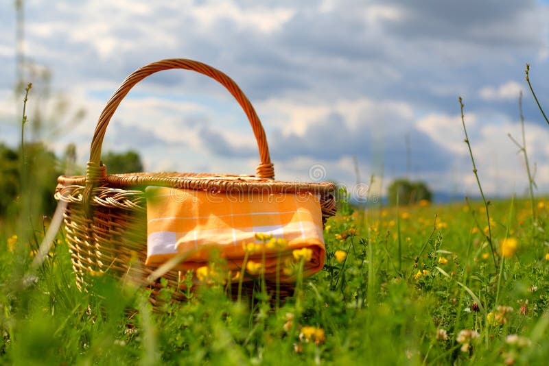 Picnic on the beach stock photo. Image of dinner, container 34114218