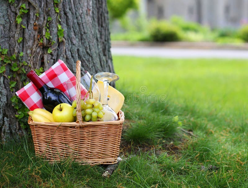 Farmer S Market Fruit Stand with Wicker Baskets Stock Photo Image of