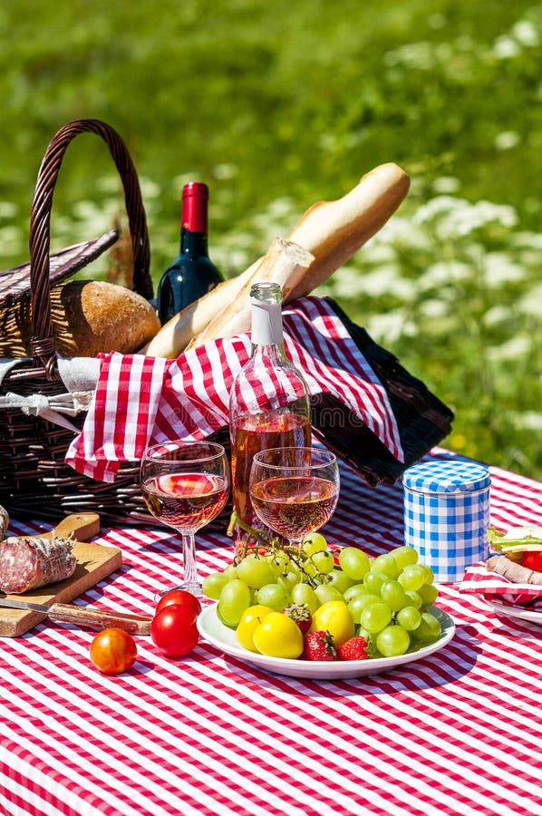 Picnic On The Grass Royalty Free Stock Images Image 33226759