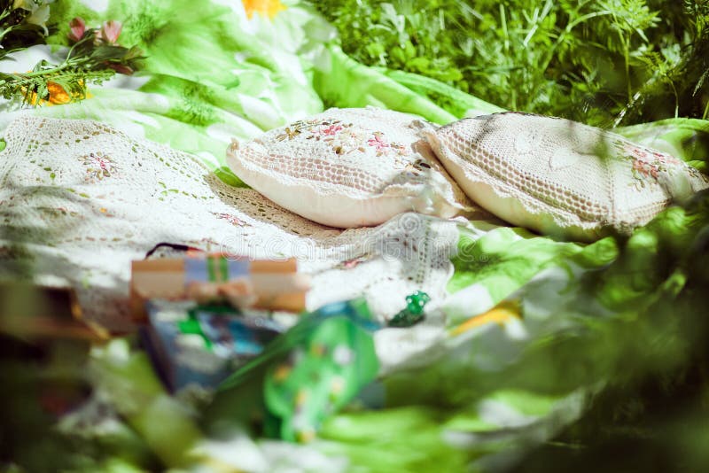 Picnic pillows stock image. Image of clean, pillows, healthy 84692563
