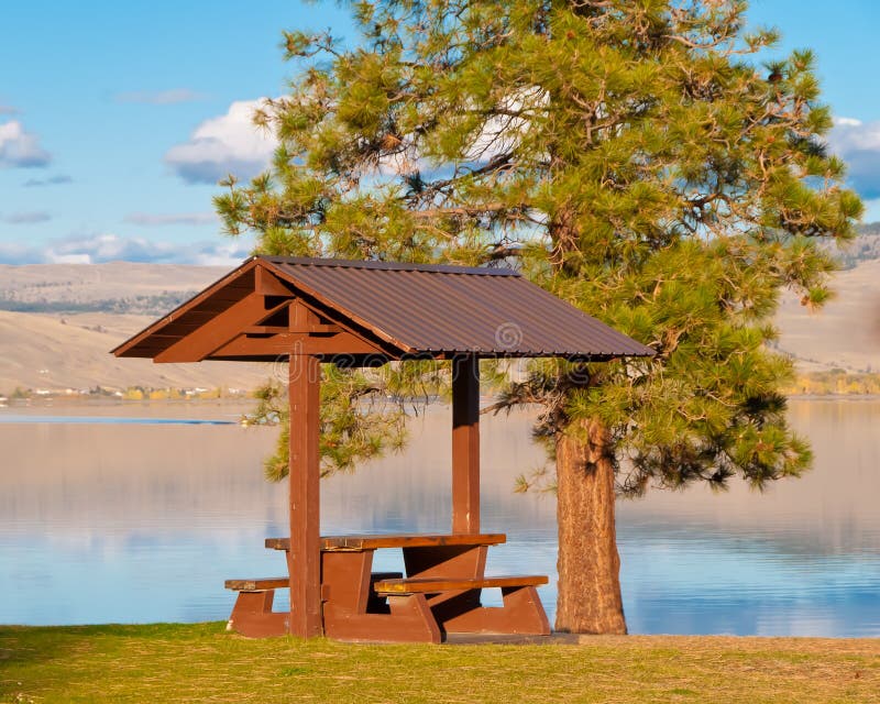A Picnic Table. stock images