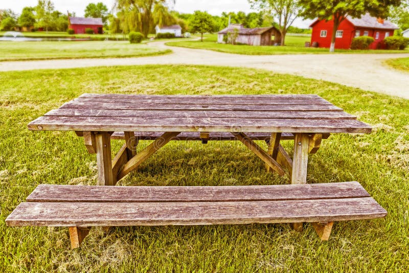 Picnic table stock photo. Image of fresh, garden, bench 32798722