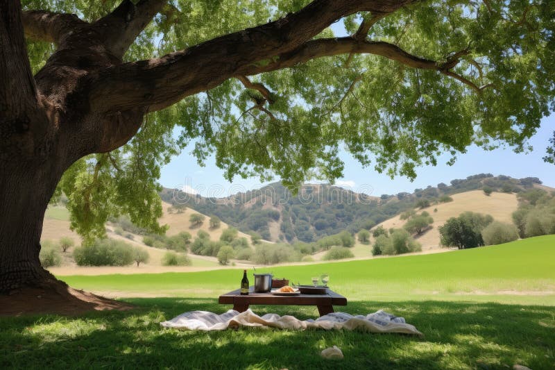 Picnic Under Tree Stock Illustrations 269 Picnic Under Tree Stock