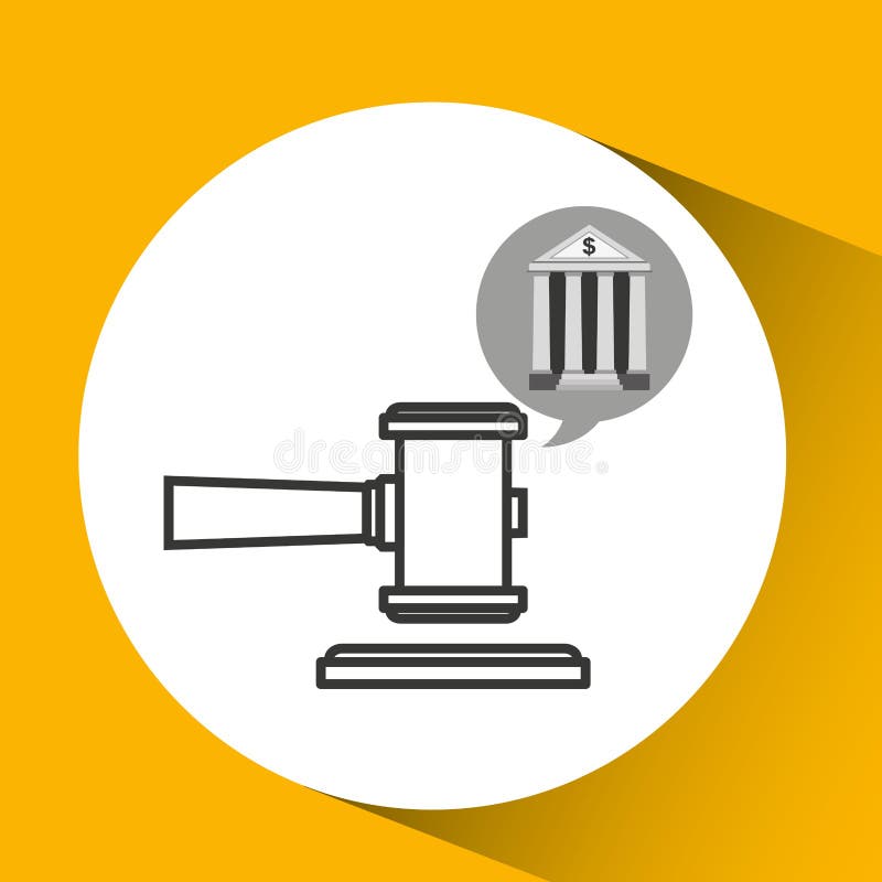 Pictogram van de het geldrechtvaardigheid van het bankconcept het veilige royalty-vrije illustratie Pictogram van de het geldrechtvaardigheid van het bankconcept het veilige royalty-vrije illustratie