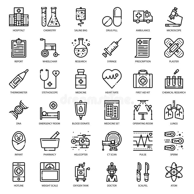 Pictogram van het gezondheidszorg het medische overzicht vector illustratie Pictogram van het gezondheidszorg het medische overzicht vector illustratie