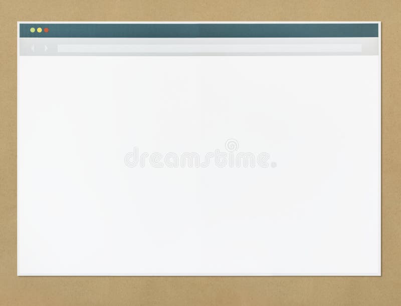 Pictogram van een webbrowser vector illustratie