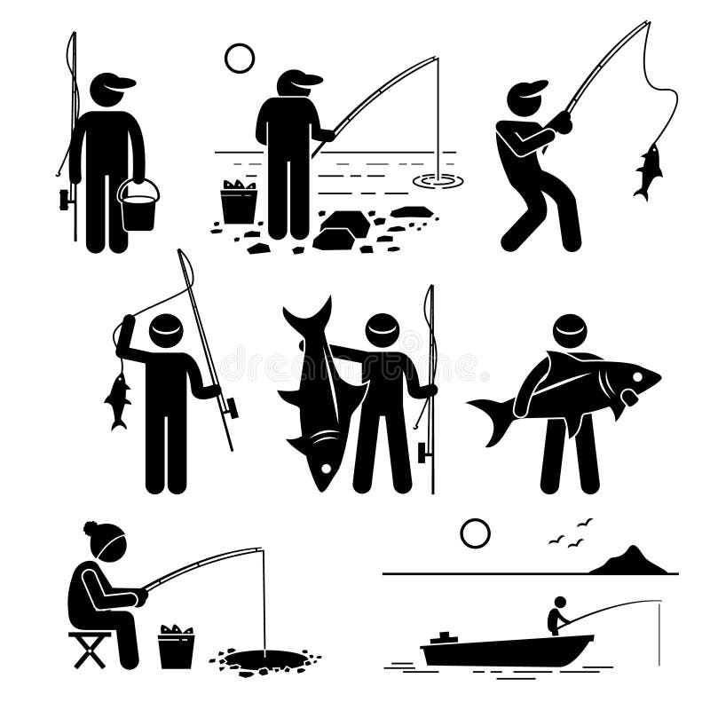 Pictograma Cliparts de la pesca