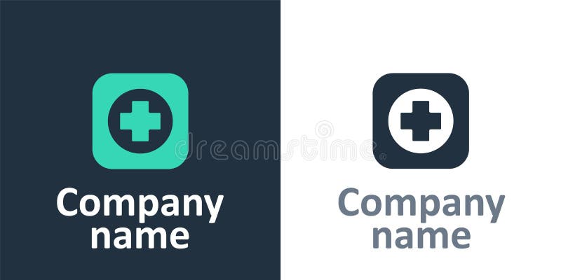 Pictograma panoului de semnalizare al spitalului tip siglă izolată pe fond alb. element șablon de proiectare siglă. vector stock illustration