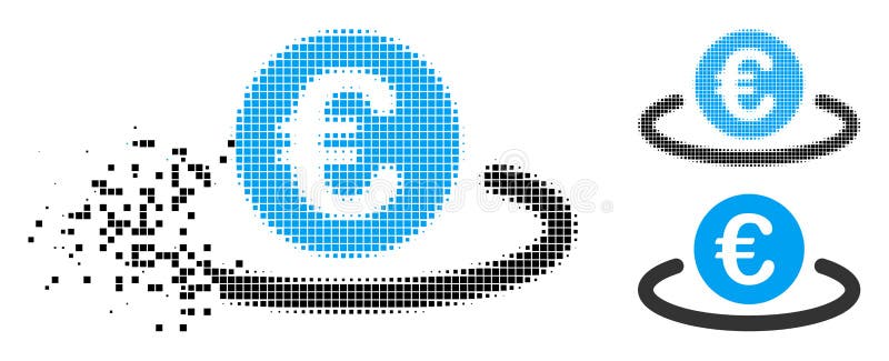Pictograma pentru depozit pentru semitonuri pixeli deteriorați stock illustration