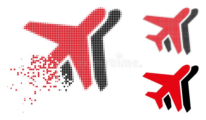 Pictograma Semitonuri pixeli fragmentați vector illustration