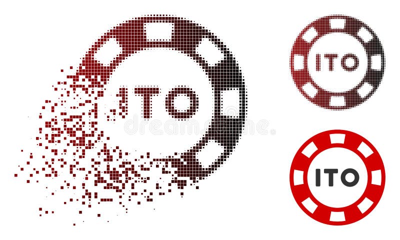 Pictograma simbol simbol semiton pixeli fragmentat în tastă stock illustration