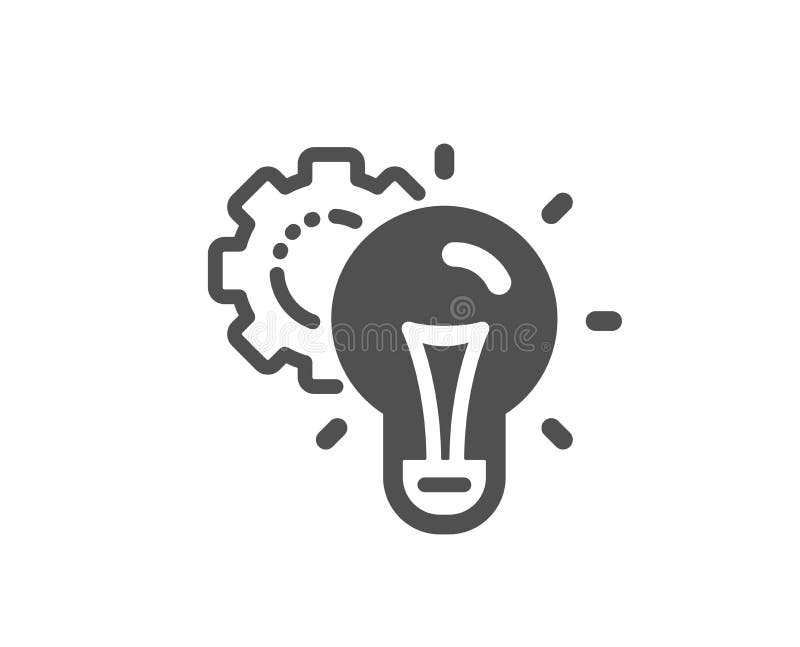 Pictograma Unealtă de idei. setări indicator cogrodă. proces de lucru. vector illustration