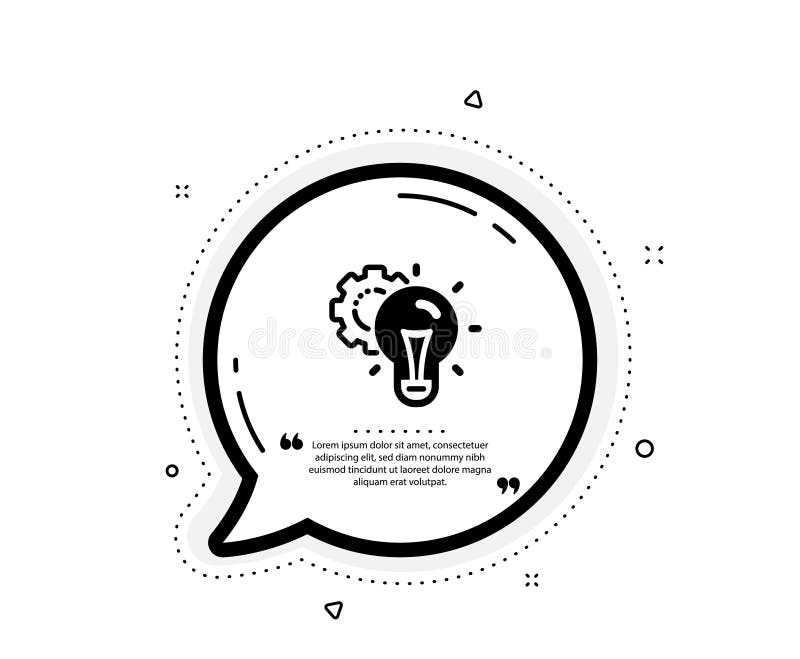 Pictograma Unealtă de idei. setări indicator cogrodă. proces de lucru. vector vector illustration
