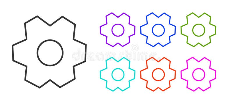 Pictograma uneltelor de pescuit pentru linii negre, izolată pe fond alb. semnul pentru configurarea treptelor de viteză. simbol co stock illustration
