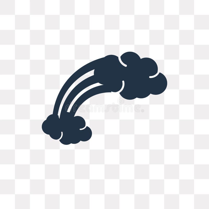 Pictograma vectorial curcubeu izolată pe fond curcubeu transparent vector illustration