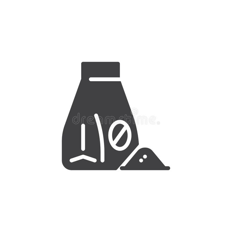 Pictograma vectorială a pachetului repelent de insecte. un indicator plat și plin pentru conceptul mobil și design web. pictogramă simplă cu pulbere repelentă pentru insecte. ilustrare siglă simbol. grafică vectorială perfectă în pixeli