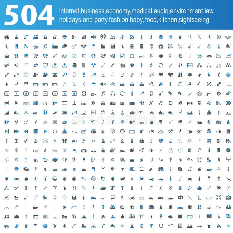 Pictograme Bluegrey 504 vector illustration