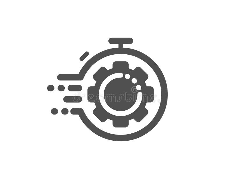Pictogramă cronometru seo. setări indicator cogrodă. gestionarea traficului. vector vector illustration