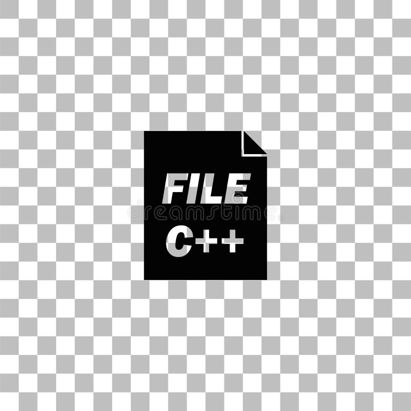 Pictogramă fișier plat royalty free illustration