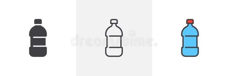 Pictogramă flacon apă vector illustration